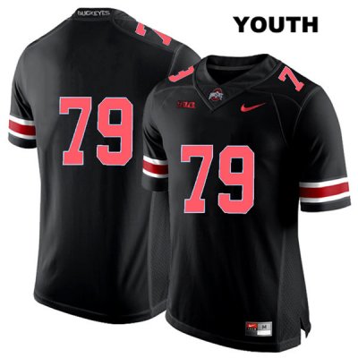 Youth NCAA Ohio State Buckeyes Brady Taylor #79 College Stitched No Name Authentic Nike Red Number Black Football Jersey UI20K63WV